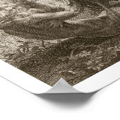 Tithonus, Aurora's man, veranderde in een Grasshop Poster (Hoek)