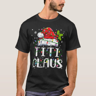 Titi Claus Kerst Santa Hoed Matching Familie Kerst T-shirt
