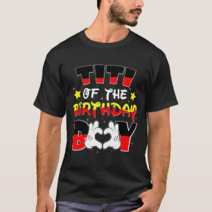Titi du t-shirt du garçon d'anniversaire correspon