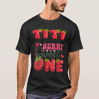 Titi van de Berry Sweet One 1e verjaardag Strawber T-shirt