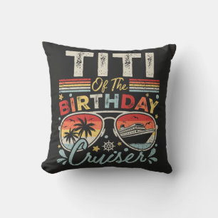 Titi van de verjaardag Cruiser Vakantie Kussen