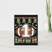 Titi van het 1e jaar Down Football eerste verjaard Kaart (Voorkant)