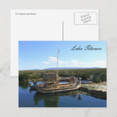 titicacaboot briefkaart (Voorkant / Achterkant)