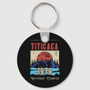Titicacameer Motorboot Kampioen 1979 Zonsondergang Sleutelhanger