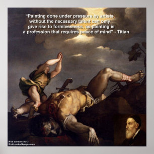 Titien David et Goliath et Affiche de citation
