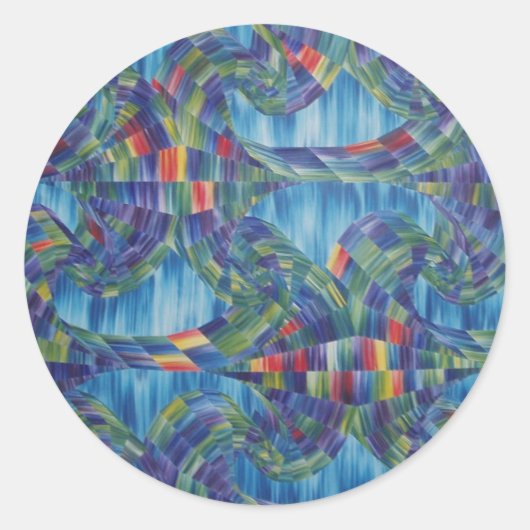 Titirangi Ronde Sticker (Voorkant)