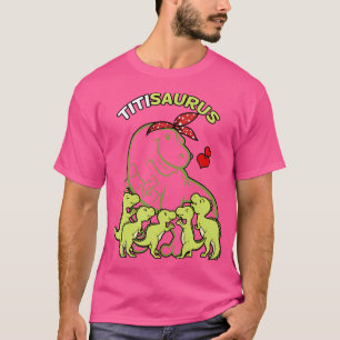 Titisaurus Titi 5 Kinder dinosaurus Tante Tia T-shirt