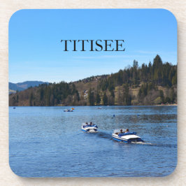 Titisee-meer in het Zwarte Woud Bier Onderzetter