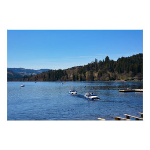 Titisee-meer in het Zwarte Woud Perfect Poster