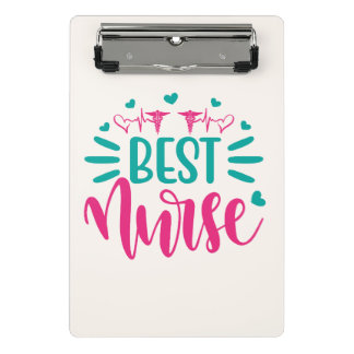 TITLE  Best Nurse Mini Clipboard – Personalized Me Klembord