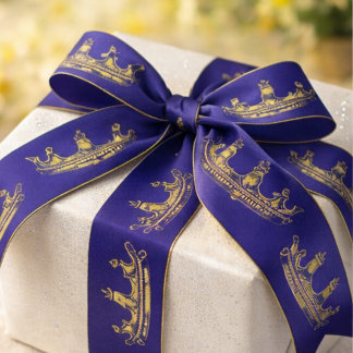 Title: King of Kings Crown Ribbon Christian Faith Grosgrain Lint
