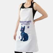 Title: Purranormal Activity – Haunted Cat Apron Schort (Insitu)