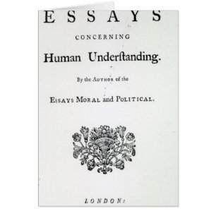Titlepage 'des essais philosophiques