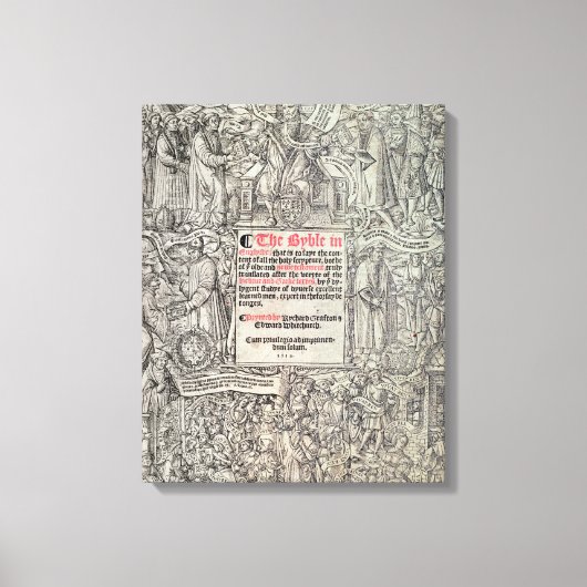 Titlepage Engelse vertaling van de Grote Canvas Afdruk (Voorkant)