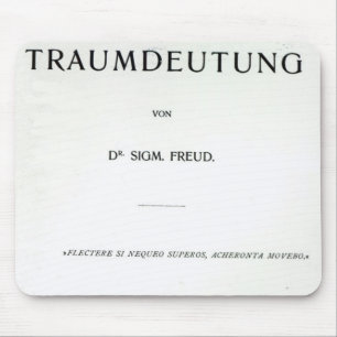 Titlepage naar Die Traumdeutung door Sigmund Freud Muismat