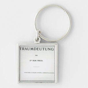 Titlepage naar Die Traumdeutung door Sigmund Freud Sleutelhanger