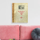 Titlepage "The Happy Prince and other Tales" Canvas Afdruk (Insitu (Woonkamer))