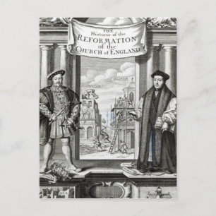Titlepage The History Reformation Church England Briefkaart