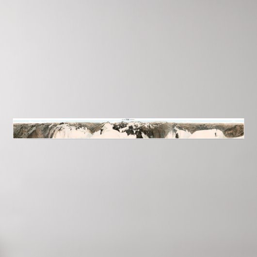 TITLIS Swiss Alps Panorama 360° Poster (Voorkant)