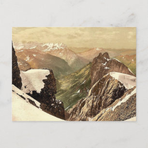 Titlis, uitzicht van de Alpen, Bernese Oberland, Z Briefkaart