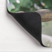 Titmouse bij vogelbad muismat (Hoek)