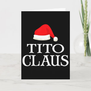Tito Claus Kerst Familie Matching Kostuum Voor M Kaart