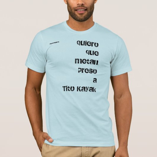 Tito Kayak T-shirt (Voorkant)
