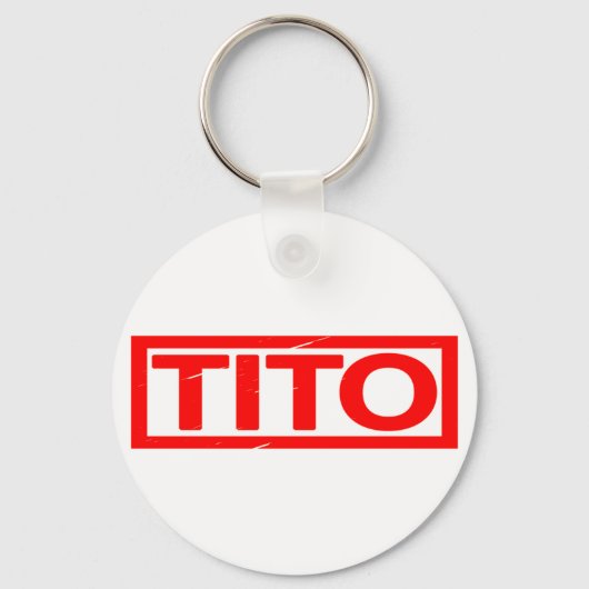 Tito Stamp Sleutelhanger (Voorkant)