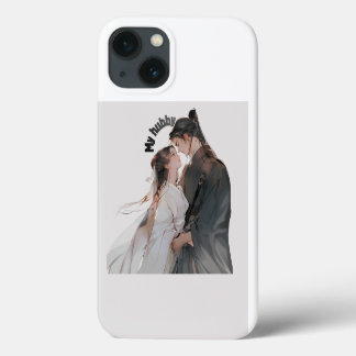 Titre : Coque iPhone 13 pour couple d'anime romant