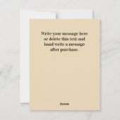 Titre de la carte de chaton à éditer (Dos)