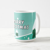 Titre : Joyeux Noël festif Mug (Devant droit)