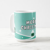 Titre : Joyeux Noël festif Mug (Devant gauche)