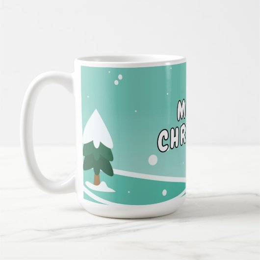 Titre : Joyeux Noël festif Mug (Gauche)