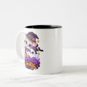 Titre : Parfaitement Effrayant – Mug Chat Hallowee (Devant gauche)