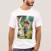 Titre T-Shirt de personnage de dessin animé migno