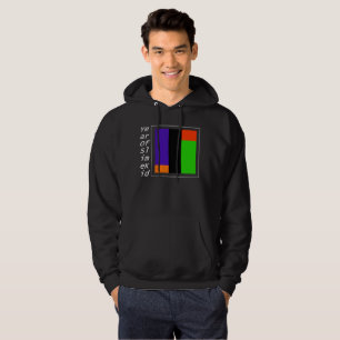 TITRE VERTICAL BLANC AVEC LE BON SWEAT - SHIRT À