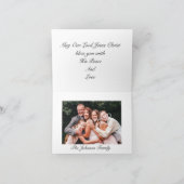 Titres de Jésus Christ Salutation Carte photo (Intérieur)