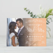 Titres officiels Mariage Faire-part - Pêche (Debout devant)