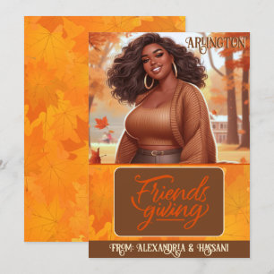 Titulaire de carte cadeau Curvy Black Woman