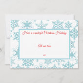 Titulaire de la carte cadeau Festiman Snowman Brot (Dos)