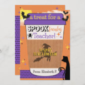 Titulaire de la carte cadeau Halloween Coffee (Devant / Derrière)