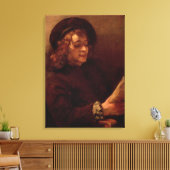 Titus Reading, c.1656-57 Canvas Afdruk (Insitu (Woonkamer))