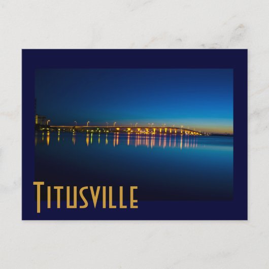 Titusville, Florida, VS Briefkaart (Voorkant)