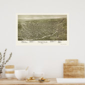 Titusville, PA Panoramic Map - 1895 Poster (Keuken)