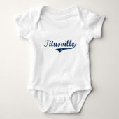Titusville Pennsylvania Classic Design Romper (Voorkant)