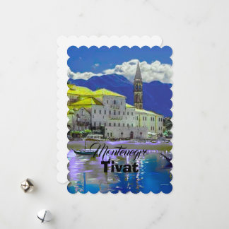 Tivat Monténégro, carte postale moderne, Coast Tra