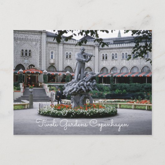 Tivoli Gardens Amusementspark Kopenhagen Briefkaart (Voorkant)