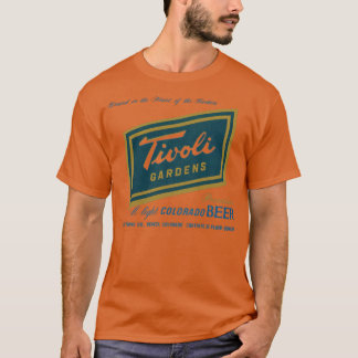 Tivoli Gardens Bier Retro Deunct Breweriana T-shirt