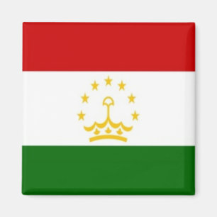 TJ001 Tadzjiekse FLAG Tadzjikistan, Azië, Fridge Magneet