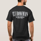 TJ Bowman Band T-Shirt (Achterkant)